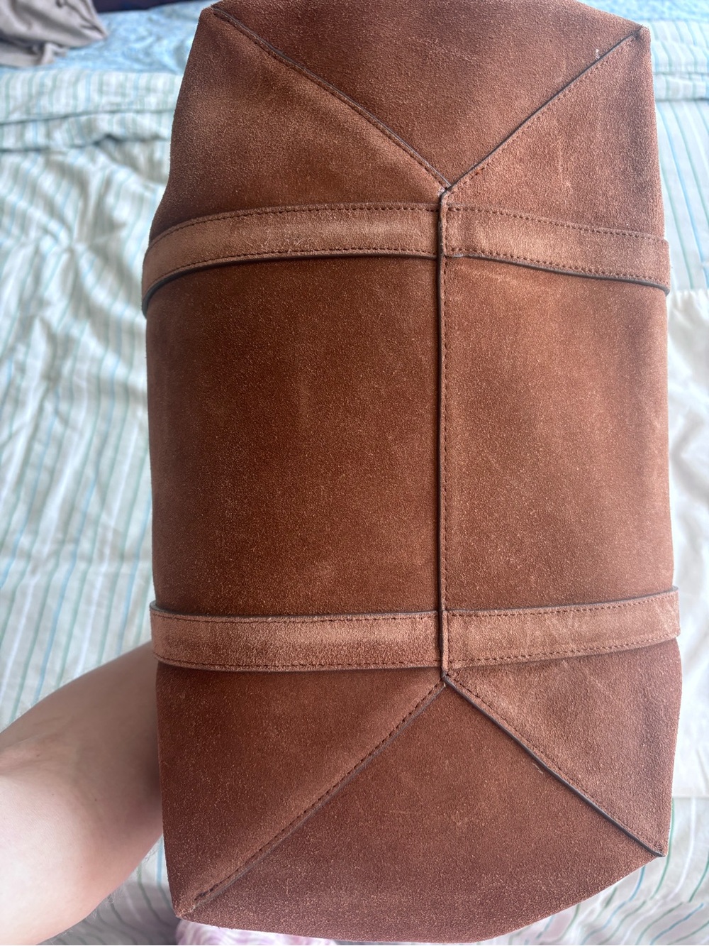 NWT Sézane Gabin Bag in Chocolate - Picture 10 of 13